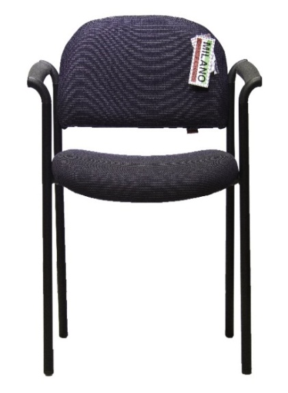 Everywhere fabric visitors chair with arms